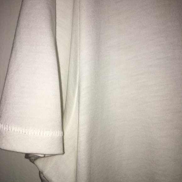 TORY BURCH NWOT AUTHENTIC 100% PIMA COTTON V-NECK FLORAL BLOUSE T-SHIRT - Picture 8 of 16